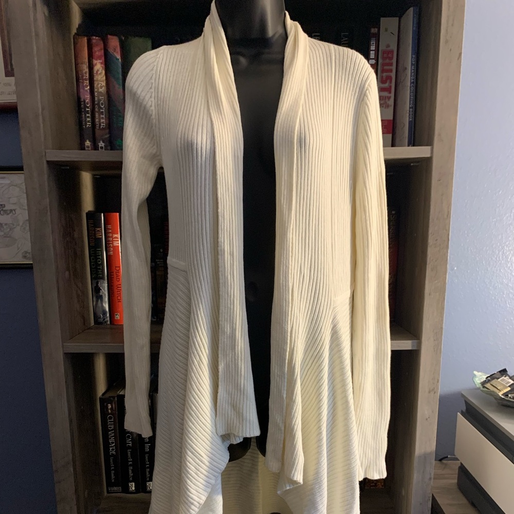 NWT - The Limited Asymetrical cardigan - cream